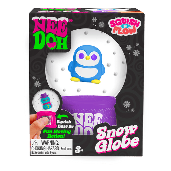 NeeDoh Squish N Flow Snow Globe KJA5